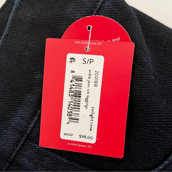 SPANX‎ Jean-ish Ankle Leggings in Twilight Rinse - Picture 13 of 14